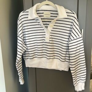 Abercrombie & Fitch Collared Sweatshirt